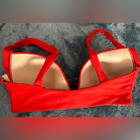 Acacia swimwear Red Belize top Size large - Picture 2 of 4